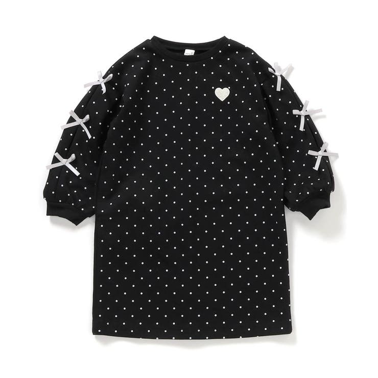 ブラック | 袖リボンワンピース | F.O.Online Store