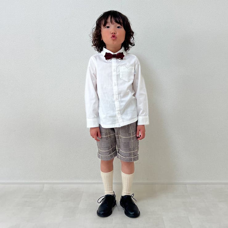 セットアップ可】フォーマルハーフパンツ_5分丈 5分丈[品番