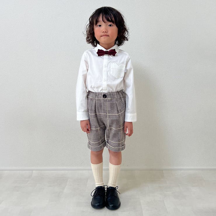 セットアップ可】フォーマルハーフパンツ_5分丈 5分丈[品番