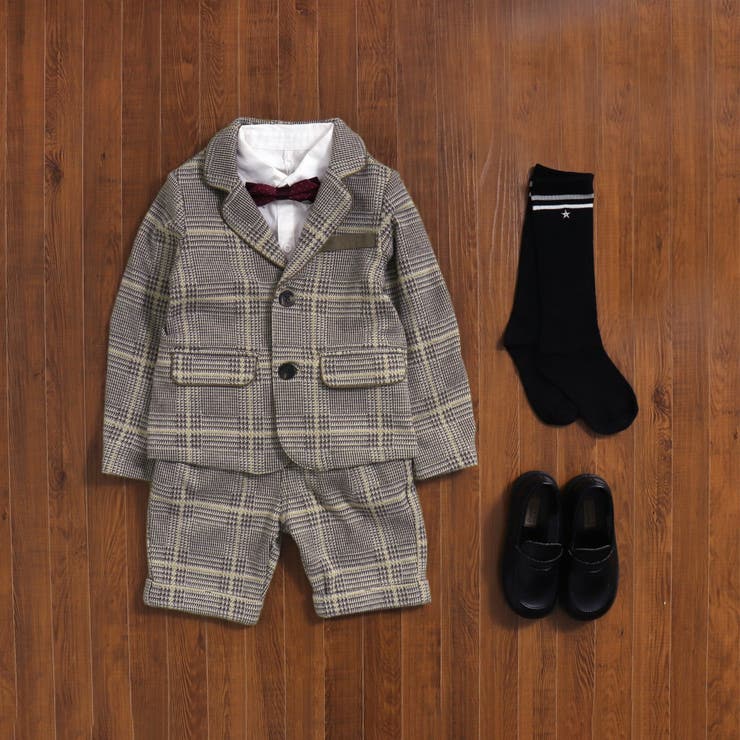 セットアップ可】フォーマルハーフパンツ_5分丈 5分丈[品番