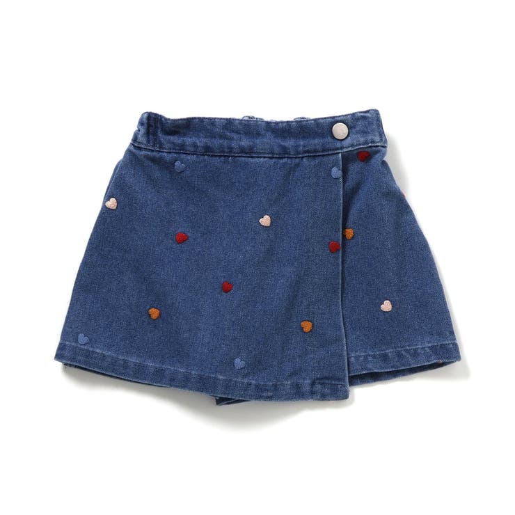 ハート・デイジー刺繍ラップキュロット  ショート丈 | F.O.Online Store | 詳細画像14 