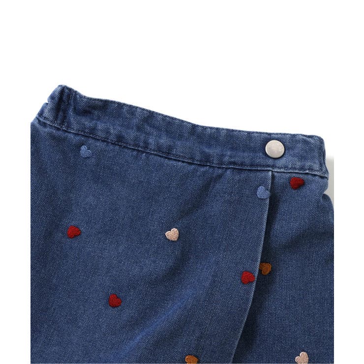 ハート・デイジー刺繍ラップキュロット  ショート丈 | F.O.Online Store | 詳細画像16 