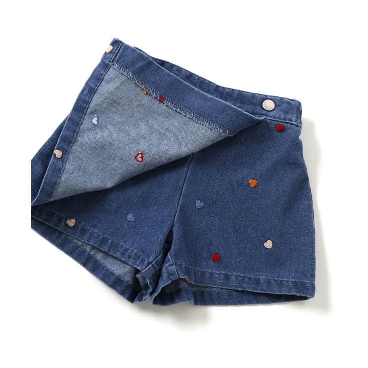 ハート・デイジー刺繍ラップキュロット  ショート丈 | F.O.Online Store | 詳細画像19 
