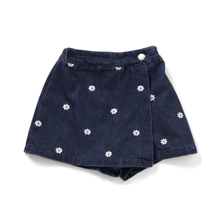 ハート・デイジー刺繍ラップキュロット  ショート丈 | F.O.Online Store | 詳細画像2 