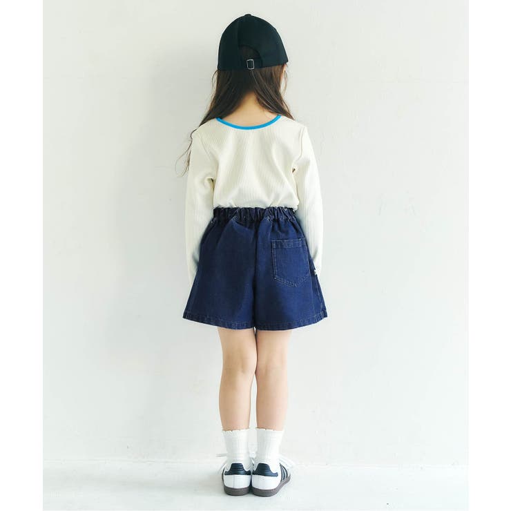 ハート・デイジー刺繍ラップキュロット  ショート丈 | F.O.Online Store | 詳細画像5 