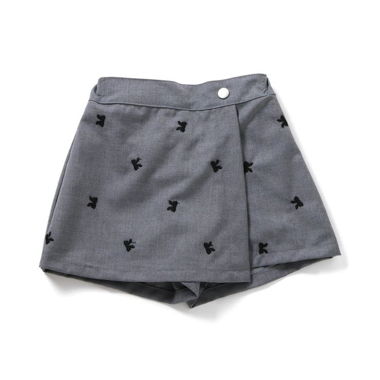 ハート・デイジー刺繍ラップキュロット  ショート丈 | F.O.Online Store | 詳細画像9 