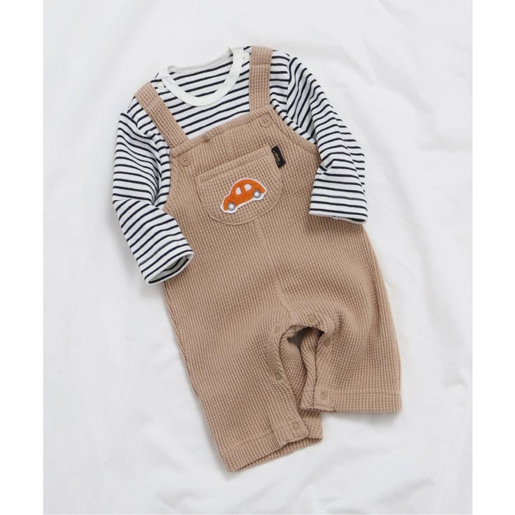 ベージュ | サロペット風カバーオール | F.O.Online Store