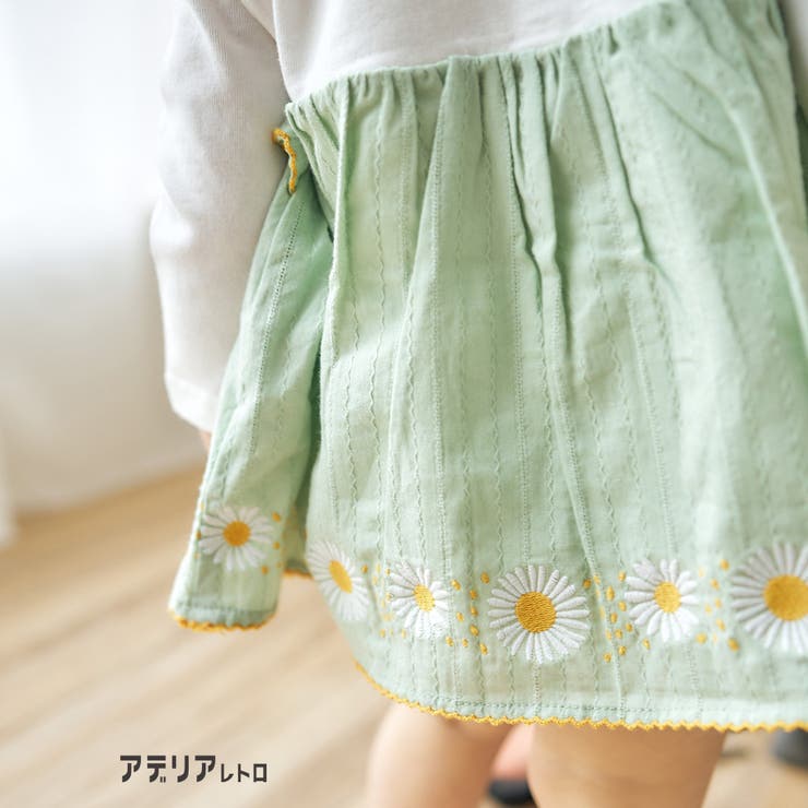 アデリアレトロ 3柄刺繍カバーオール[品番：FOKK0014852]｜F.O.Online