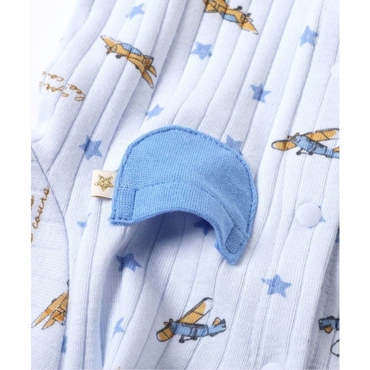 星空飛行機柄カバーオール | F.O.Online Store | 詳細画像6 