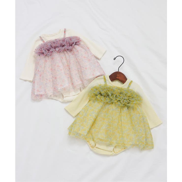 花柄ボリュームチュールカバーオール | F.O.Online Store | 詳細画像12 