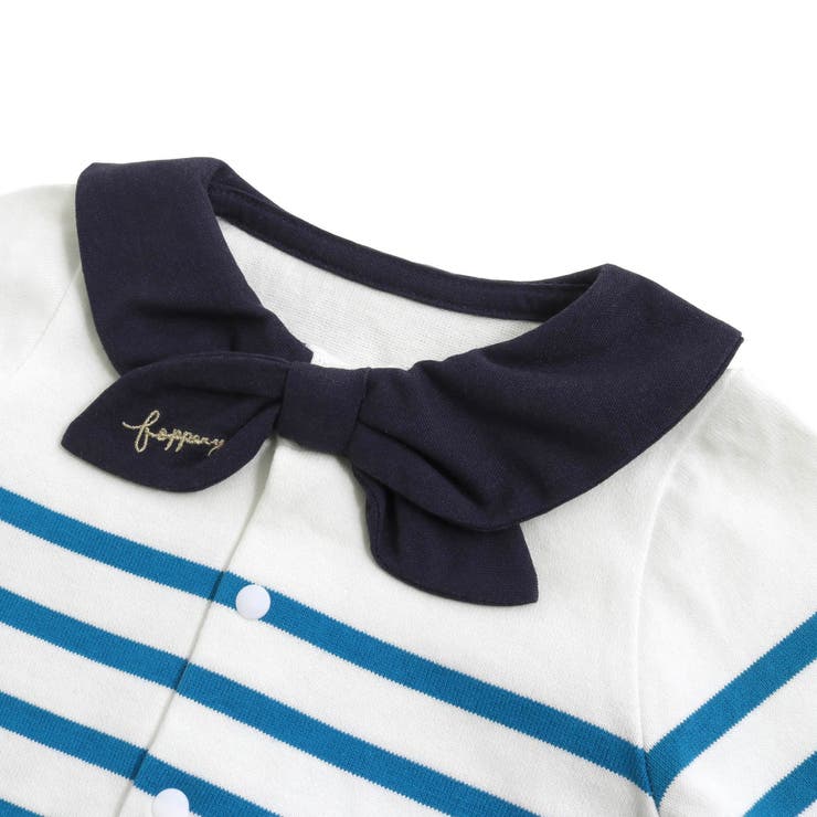 リンク】ボーダー襟付きボディースーツ[品番：FOKK0018162]｜F.O.