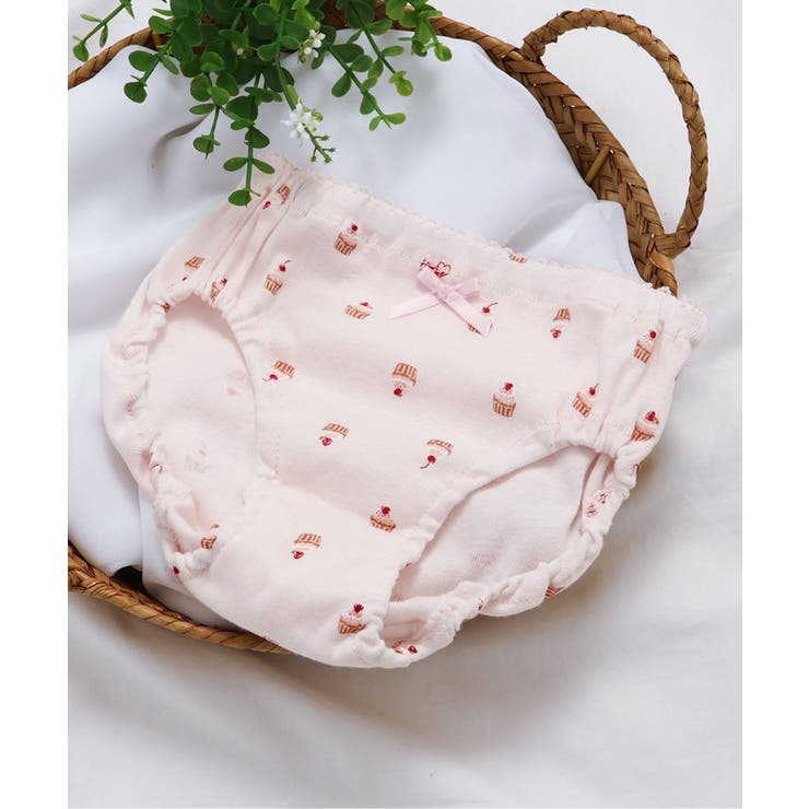 ピンク | GIRLSイチゴ・カップケーキ総柄パンツ | F.O.Online Store