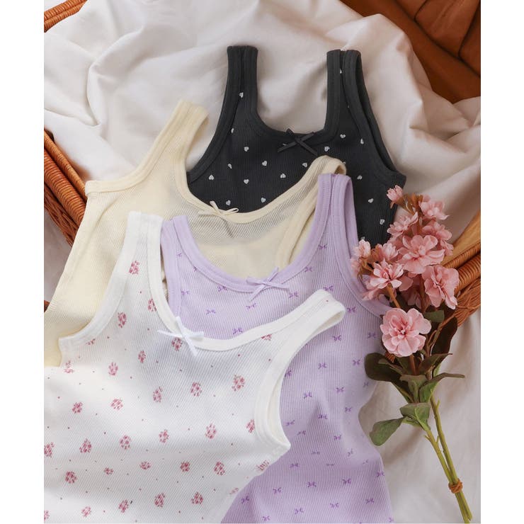 深あきインナーリブタンクトップ | F.O.Online Store | 詳細画像11 