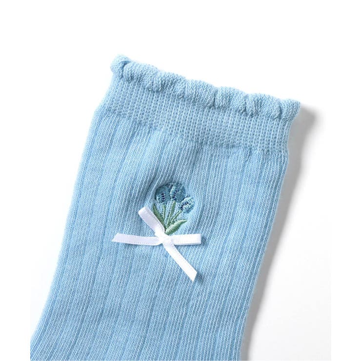 ワンポイント刺繍クルーソックス | F.O.Online Store | 詳細画像11 