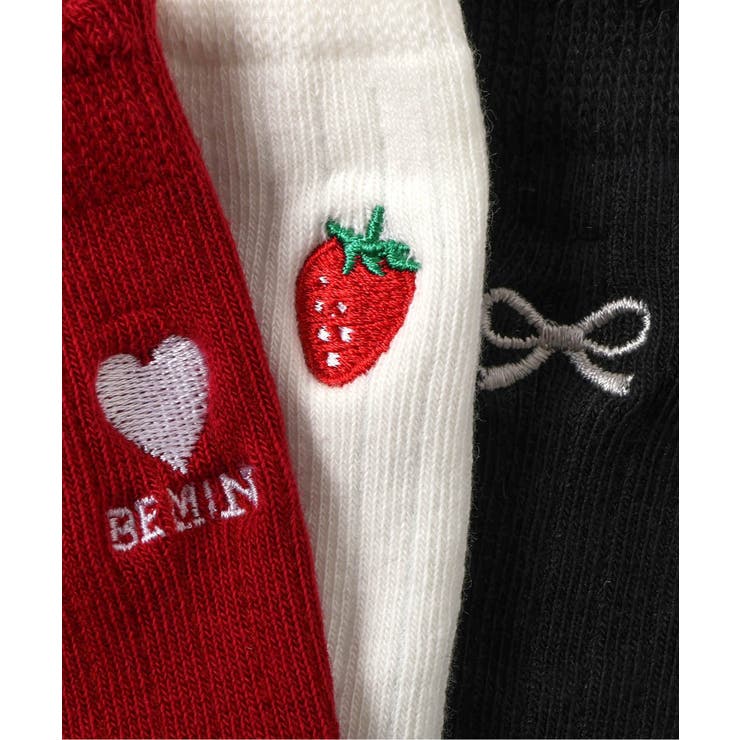 ワンポイント刺繍クルーソックス | F.O.Online Store | 詳細画像13 