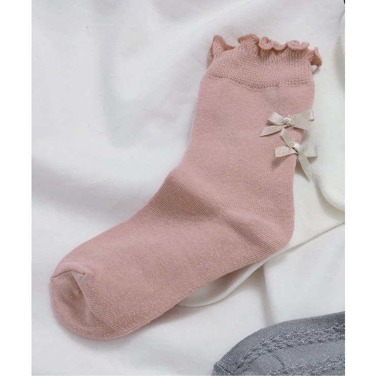 ピンク | 後ろリボンメローソックス | F.O.Online Store