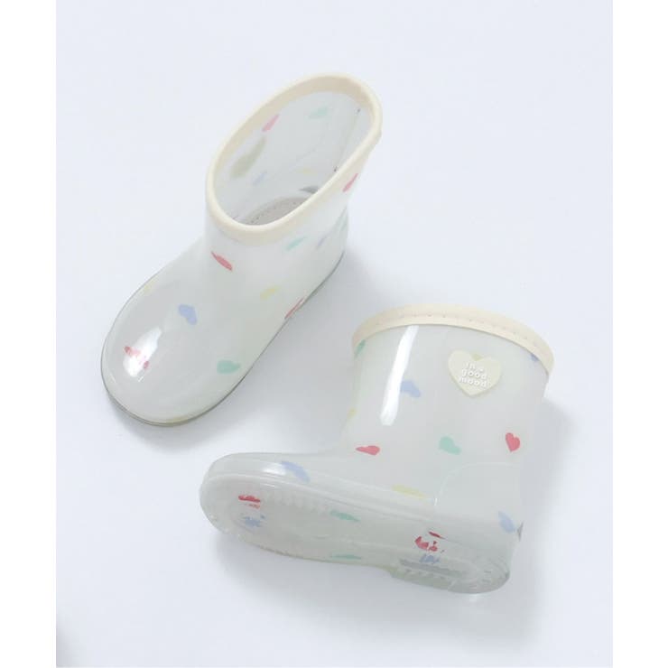 アイボリー | 花・ハート・さくらんぼ・恐竜柄レインシューズ | F.O.Online Store