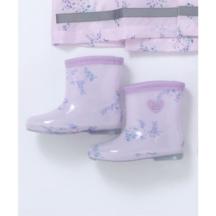 ラベンダー | 花・ハート・さくらんぼ・恐竜柄レインシューズ | F.O.Online Store