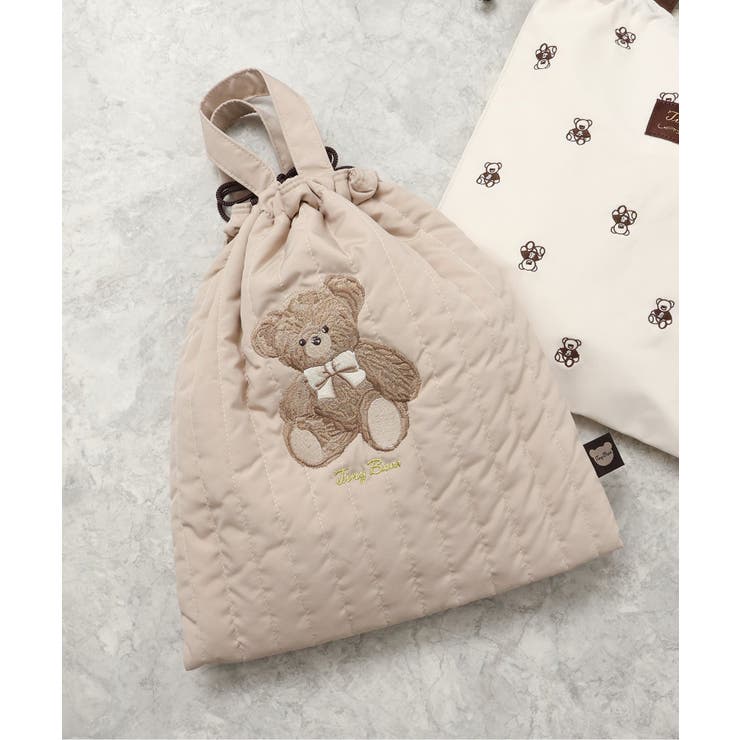 ベージュ | tiny bear 巾着 | F.O.Online Store