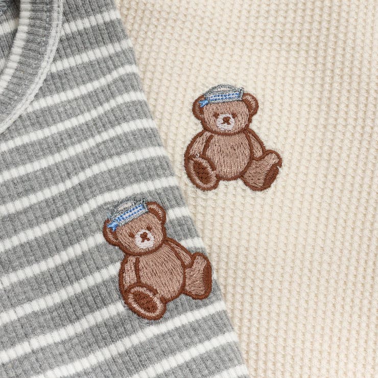 くまさん刺繍カーディガン[品番：FOKK0018794]｜F.O.Online