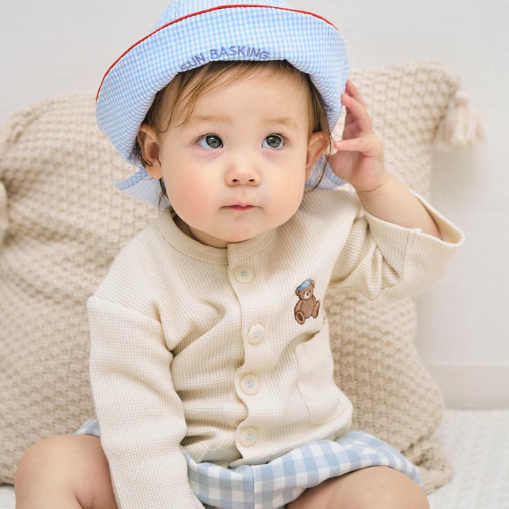 くまさん刺繍カーディガン[品番：FOKK0018794]｜F.O.Online