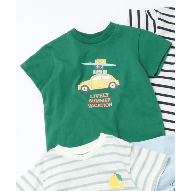 グリーン | アソートモチーフTシャツ｜7days Style | F.O.Online Store