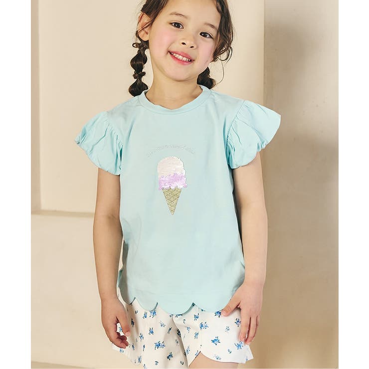 ミント | モチーフスカラップTシャツ | F.O.Online Store