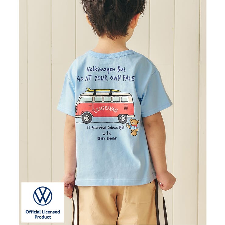 サックス | Volkswagen×tiny bear Tシャツ | F.O.Online Store