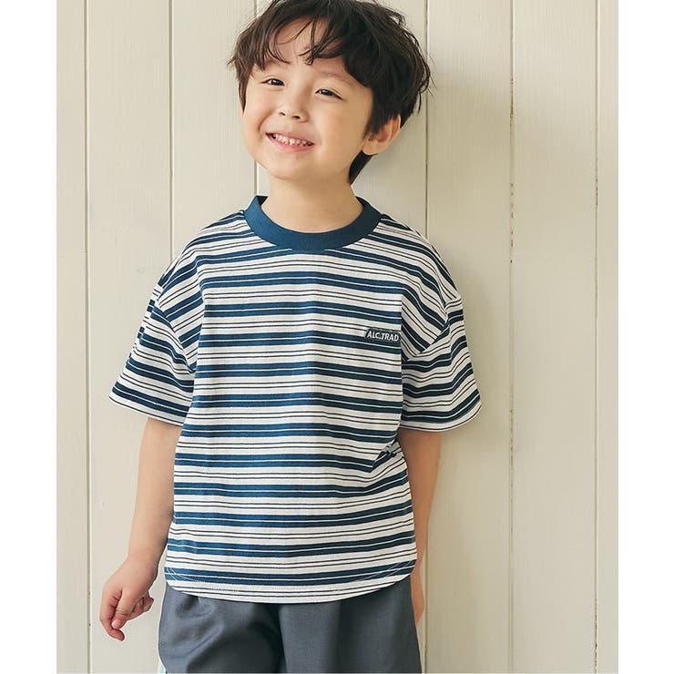 グリーン | ALCロゴボーダーTシャツ | F.O.Online Store