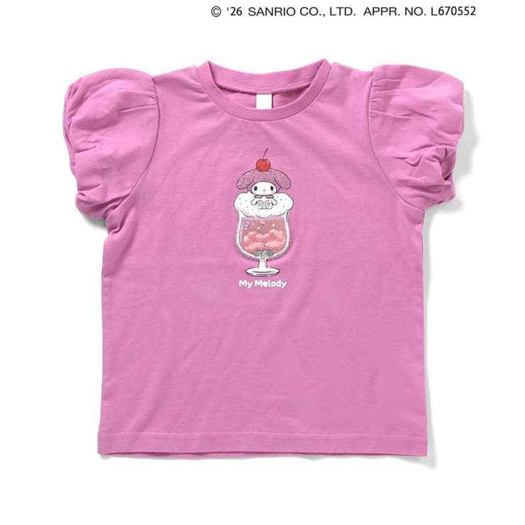 ピンク | 【サンリオキャラクターズ】バルーンスリーブTシャツ | F.O.Online Store