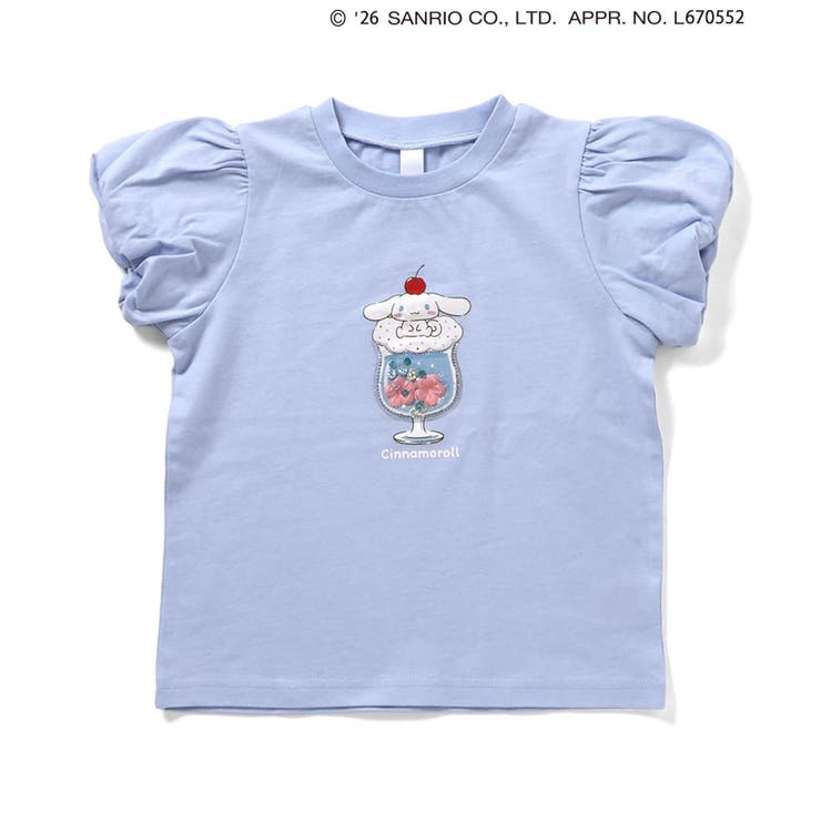 サックス | 【サンリオキャラクターズ】バルーンスリーブTシャツ | F.O.Online Store