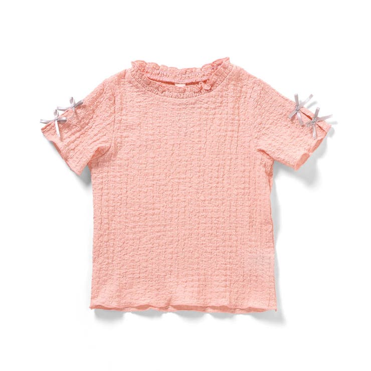 ぽこぽこジャガード袖リボンTシャツ  | F.O.Online Store | 詳細画像5 