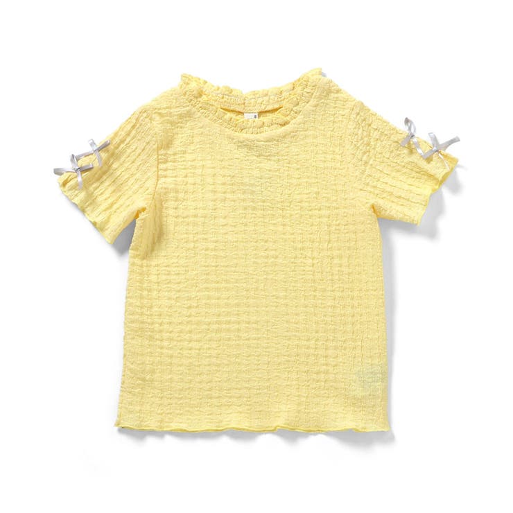 ぽこぽこジャガード袖リボンTシャツ  | F.O.Online Store | 詳細画像8 