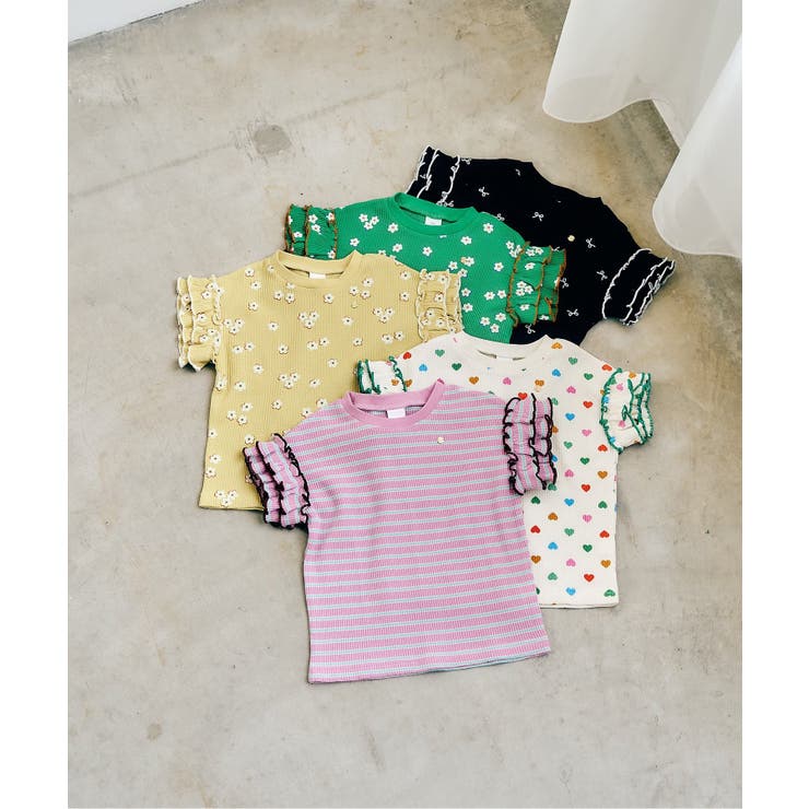 WEB限定 ワッフルフリルTシャツ | F.O.Online Store | 詳細画像23 