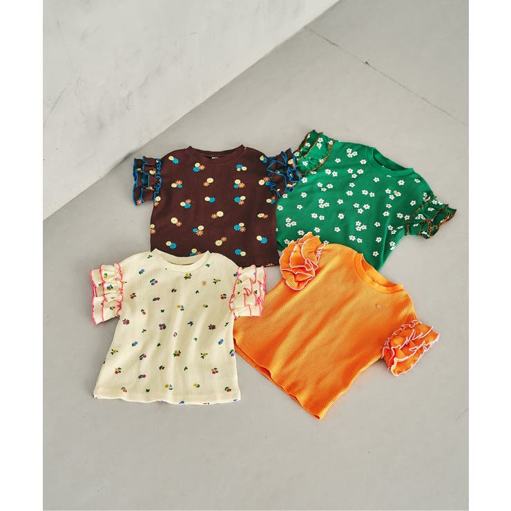 WEB限定 ワッフルフリルTシャツ | F.O.Online Store | 詳細画像24 