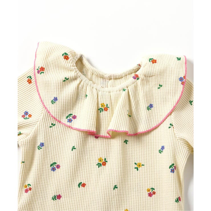 WEB限定 ワッフルフリル衿Tシャツ | F.O.Online Store | 詳細画像11 