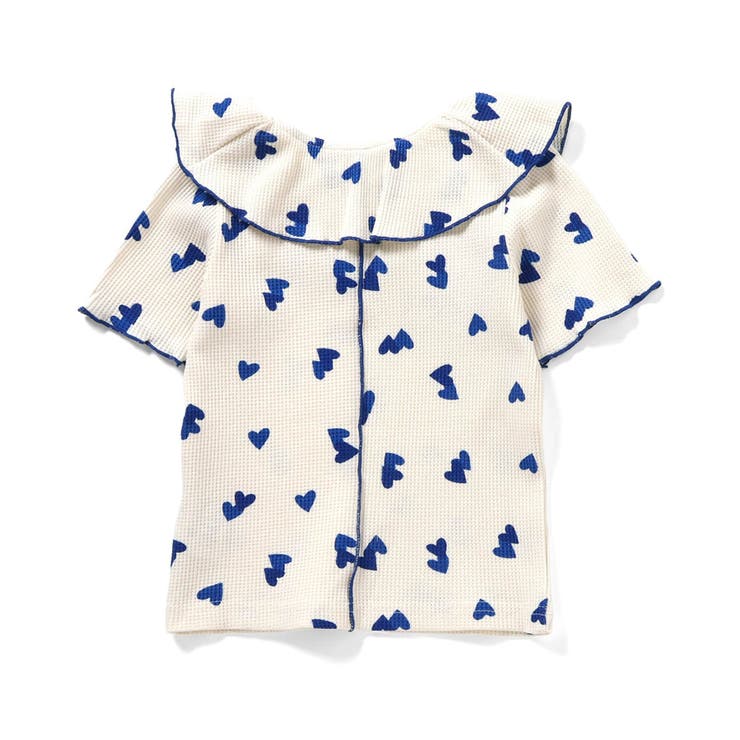 WEB限定 ワッフルフリル衿Tシャツ | F.O.Online Store | 詳細画像2 