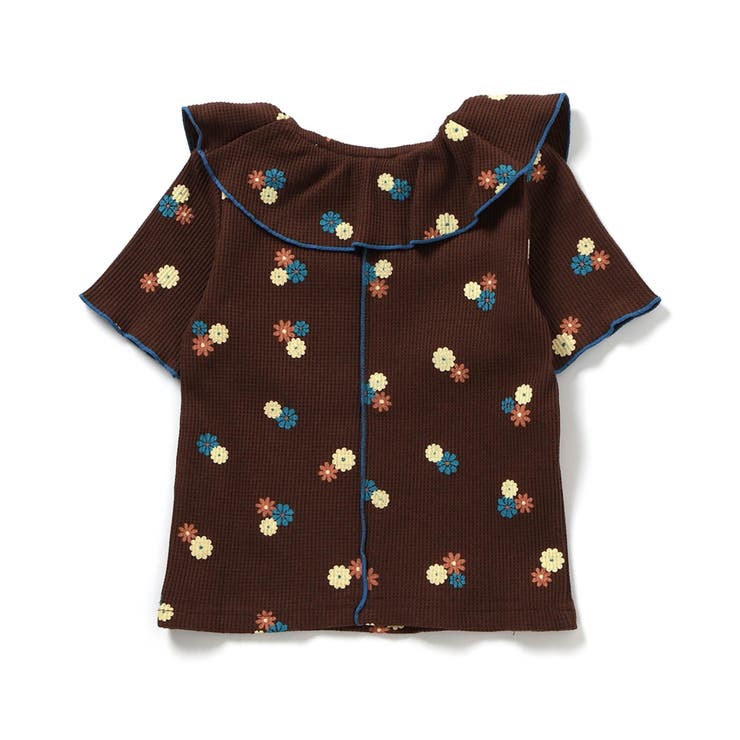 WEB限定 ワッフルフリル衿Tシャツ | F.O.Online Store | 詳細画像4 