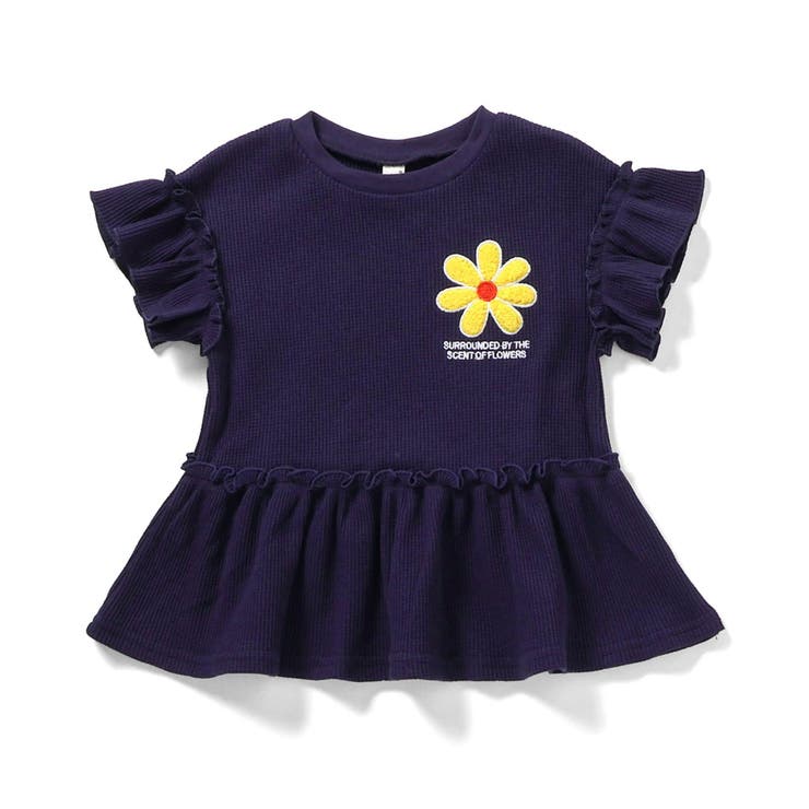 フラワーワッペンペプラムモチーフTシャツ | F.O.Online Store | 詳細画像7 