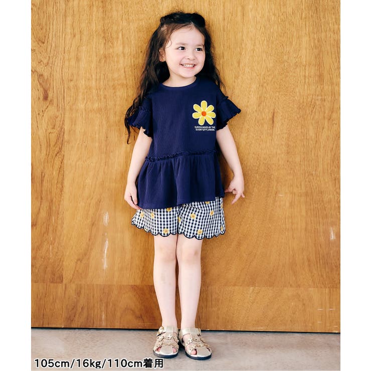 フラワーワッペンペプラムモチーフTシャツ | F.O.Online Store | 詳細画像9 