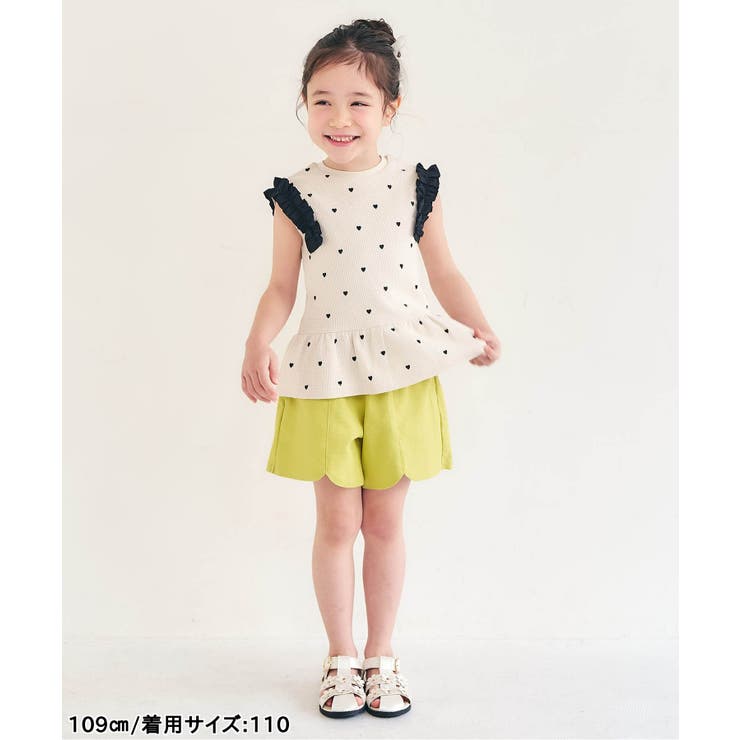 WEB限定  袖フリルワッフルTシャツ | F.O.Online Store | 詳細画像4 