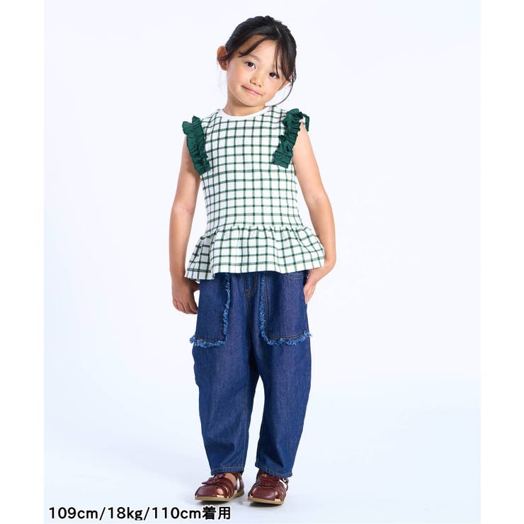 WEB限定  袖フリルワッフルTシャツ | F.O.Online Store | 詳細画像8 