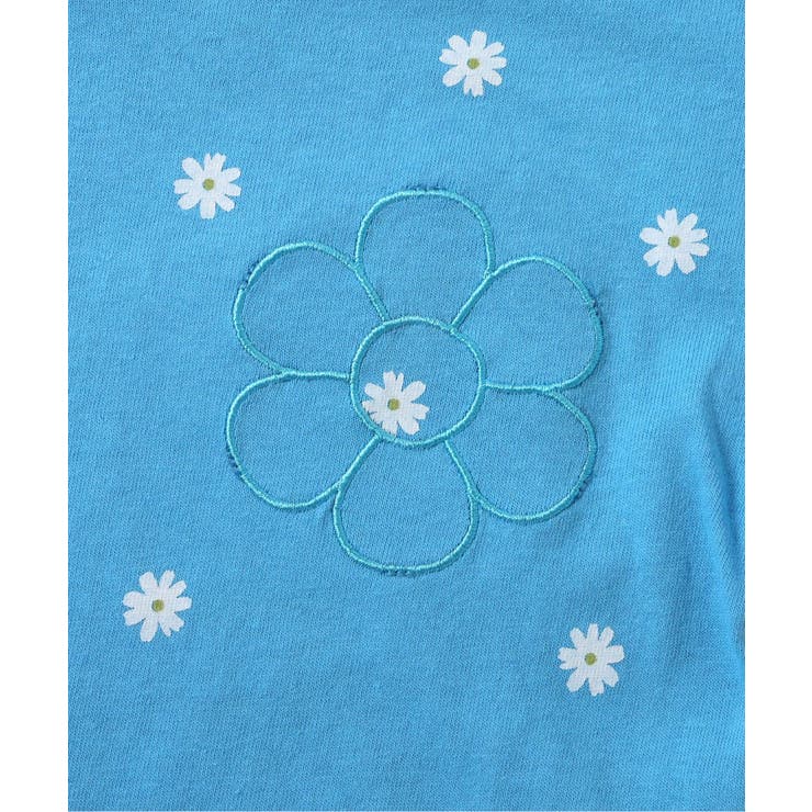 WEB限定 ハート・フラワーアップリケフリルTシャツ | F.O.Online Store | 詳細画像16 