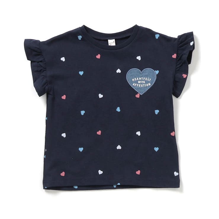 WEB限定 ハート・フラワーアップリケフリルTシャツ | F.O.Online Store | 詳細画像8 