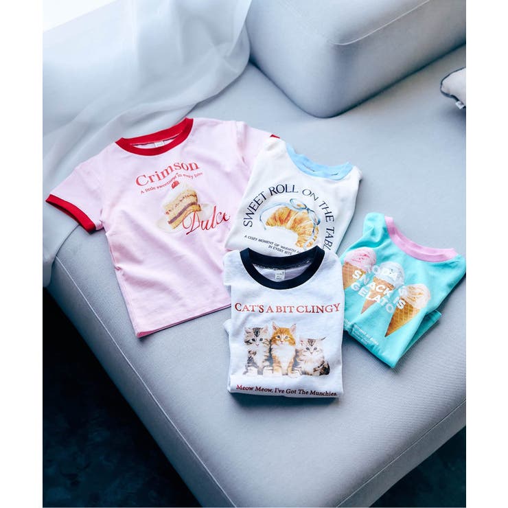 【再入荷/リンク】4柄転写モチーフ半袖Tシャツ | F.O.Online Store | 詳細画像11 