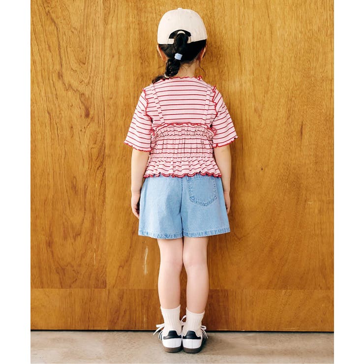 マルチボーダーTシャツ＆ビスチェ２Pセット | F.O.Online Store | 詳細画像14 