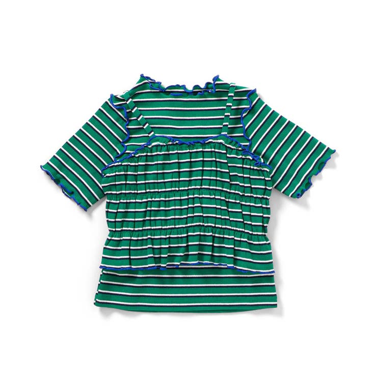 マルチボーダーTシャツ＆ビスチェ２Pセット | F.O.Online Store | 詳細画像2 