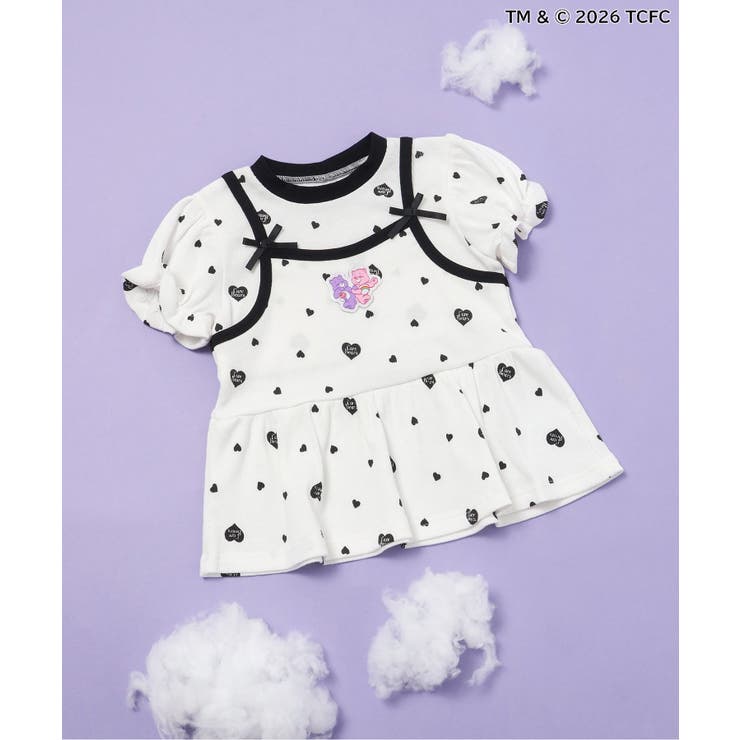 アイボリー | WEB限定 ケアベア/キャミレイヤードトップス | F.O.Online Store