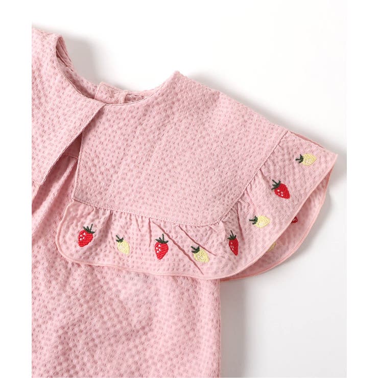 ☆ユキエモンイチゴ柄ブラウス3L可愛いキュート♡ゆったりサイズ!