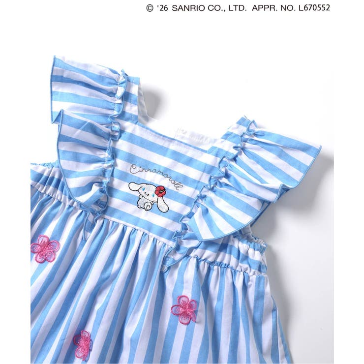 【リンク】【サンリオキャラクターズ】お花ストライプチュニック | F.O.Online Store | 詳細画像11 